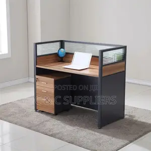 Ofisi Brown 1-Seater Workstation