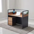 Ofisi Brown 1-Seater Workstation - 1