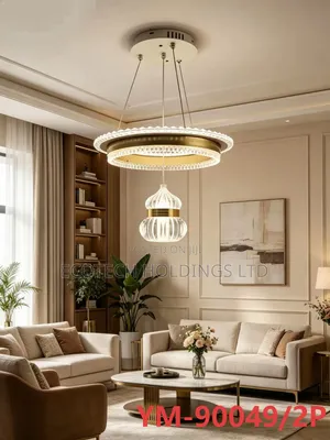 Taa ya Chandelier ya Rangi 3 ya Kawaida