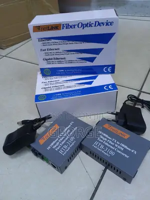 Netlink 100Base Fiber Media Converter - Ethernet to Fiber