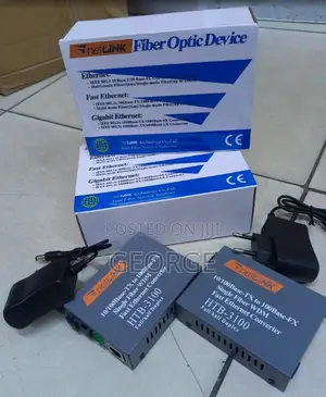 Netlink 100Mbps Fast Ethernet Fiber Media Converter - Brand New