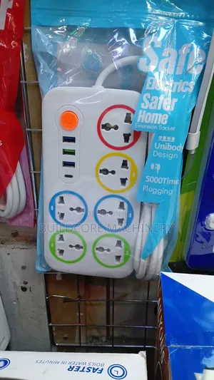 Safer Homes 6-Way Extension with USB & Type-C Ports