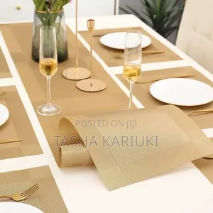 6-Piece PVC Table Runner and Placemats Set
