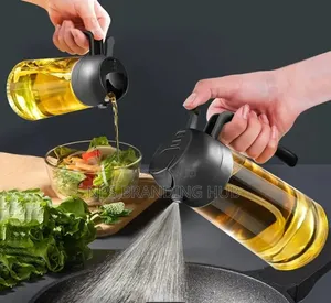 Chupa ya Mafuta ya 2-in-1 yenye Kinyunyizio 600ml