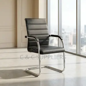 Ergonomic Leather Guest Chair