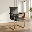 Ergonomic Leather Guest Chair - 3