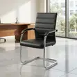 Ergonomic Leather Guest Chair - 4