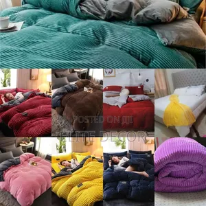 Seti ya Duvet ya Velvet ya Kifahari 6x7 - Seti ya Matandiko ya Vipande 4