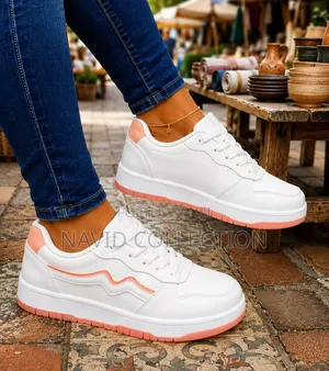 Achock Pink and White Casual Sneakers