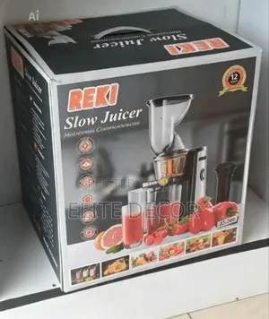REKI J2-200 500W Slow Juicer - Cold Press Masticating Extractor