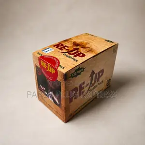 RE-UP Double Pack 1 1/4 Size Brown Rolling Papers