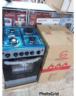 Eurochef Freestanding Cooker 3 Gas + 1 Electric
