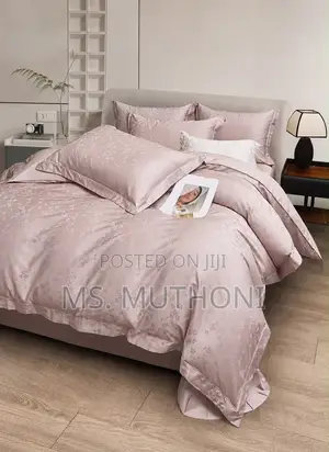 100% Cotton King Size Premium Jacquard Duvet Cover Set