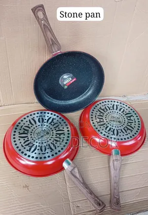 Pani ya Kukaangia Isiyoshika ya Granite Nyekundu 26cm