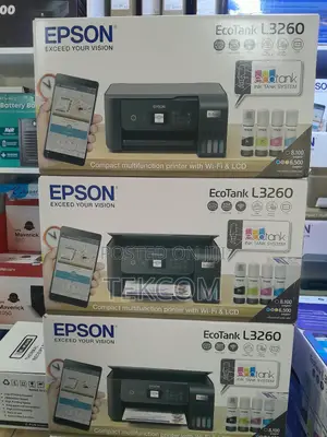 Printa ya Epson L3260 Multifunction Wi-Fi yenye Skrini ya LCD