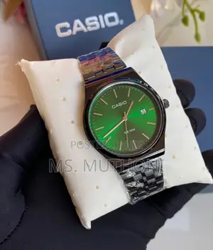 Saa ya Casio MTP-VD03 Series Nyeusi ya Chuma cha Pua