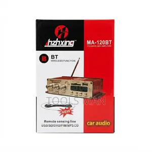 Amplifier ya Sauti ya Gari yenye Bluetooth MA-120BT Njia 2 Ndogo