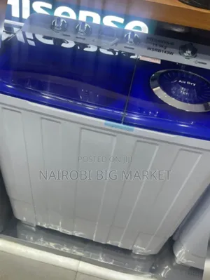 Hisense 11kg Semi-Automatic Twin Tub Mashine ya Kufulia