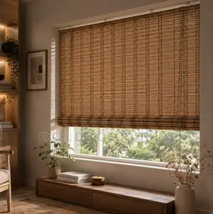 Pazia za Bamboo Aina ya Roller
