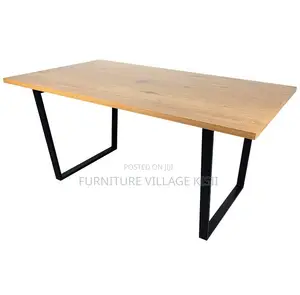 Generic Industrial Office Desk - Brown
