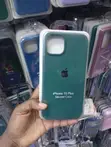 Kifuniko cha Kijani Kibichi cha Silicone kwa iPhone 15 Plus - 1