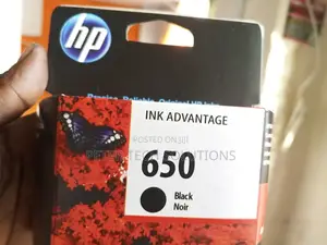 Wino Mweusi wa HP 650 Ink Advantage