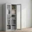 Metallic Glass Front Filling Cabinet - 5