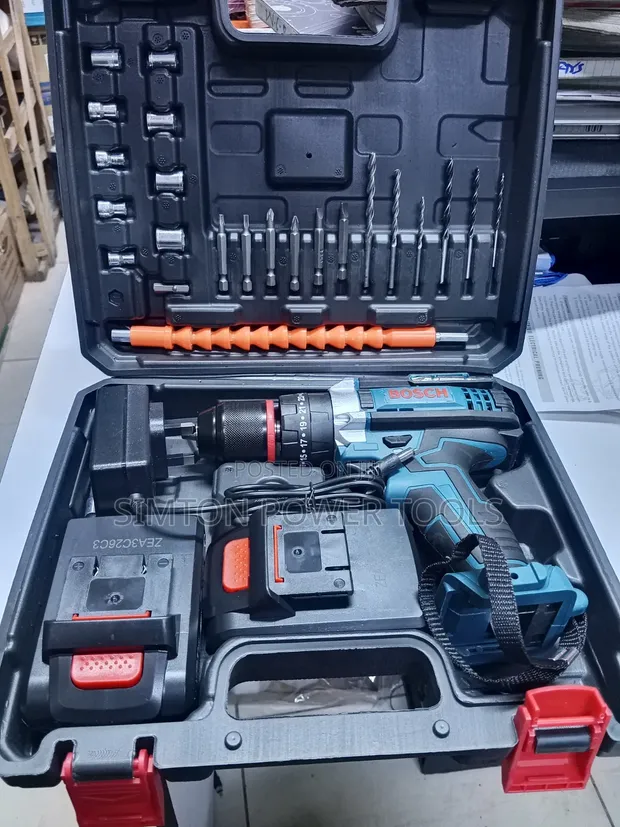 Bosch 36V Cordless Drill na Vifaa - 1