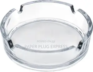 Kijiko cha Sigara cha Kioo Duara Safi 90mm