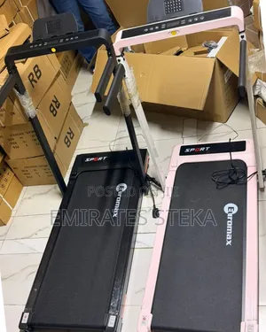 Euromax Walking Pad Treadmill Inayokunjwa na Incline na Handrails