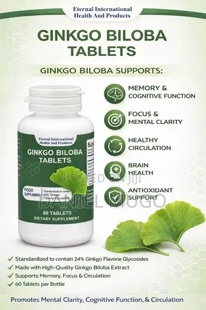 Vidonge vya Ginkgo Biloba