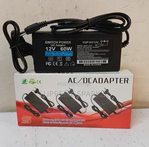 Adapta ya Umeme ya 12V 5A 60W AC DC