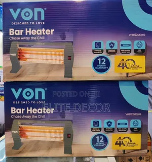 VON VHB122MQYG 1200W Hita ya Quartz