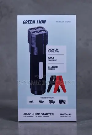 Green Lion 12V Jump Starter 16000mAh