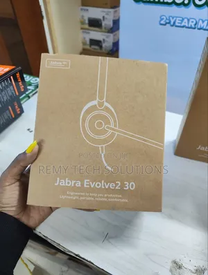Jabra Evolve2 30 Headset ya Waya