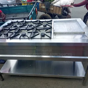 Jiko la Biashara la Vichomeo 6 na Griddle