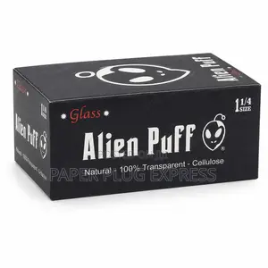 Karatasi za Kukunja za Alien Puff Glass Transparent 1 1/4