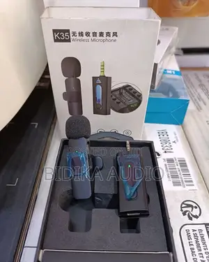 Wireless Lavalier Microphone System with 3.5mm Receiver