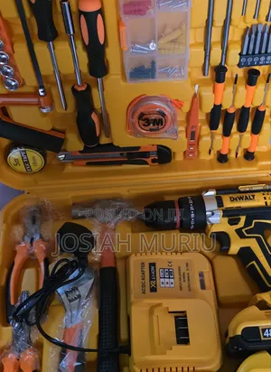 Seti ya DeWalt 48V ya Kuchimbia Bila Waya na Metal Chuck