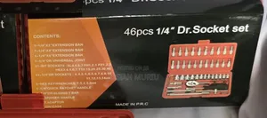 Versatile 46-Piece Socket Tool Kit
