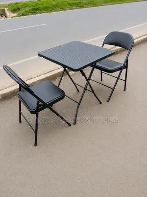 Indoor/Outdoor Black Dining Set