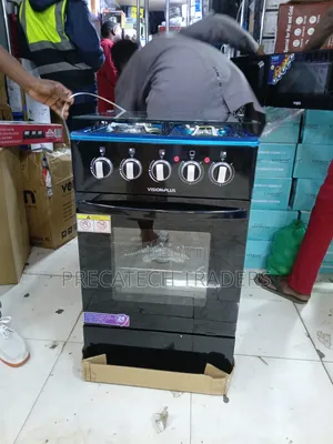 Vision Plus 50x55 Freestanding Cooker - 3 Gas + 1 Electric