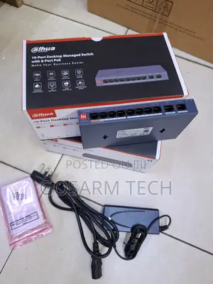 Dahua 8-Port PoE Managed Network Switch for IP CCTV