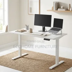 EcoHome Desk la Umeme la Kusimama 1.2m x 0.6m