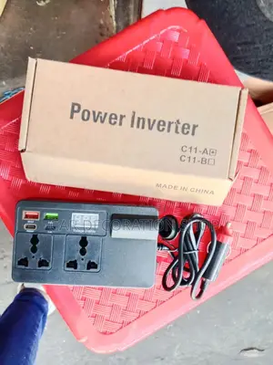 Inverter ya Sigara ya Gari kwa Laptops, Tablets, Simu