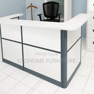 Modern Reception Desk 1.6m with Mobile Drawer