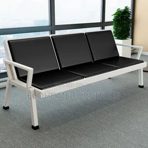Durable 3-Seater Office Waiting Chair