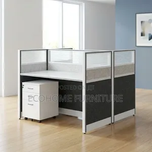 Workstation ya Njia Mbili na Kabati za Kutembea