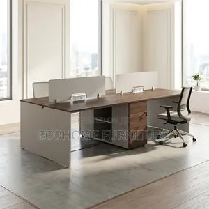 New Modern 4-Way Office Workstation