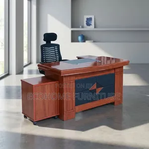 1.4m Executive Office Desk with Mobile Extension